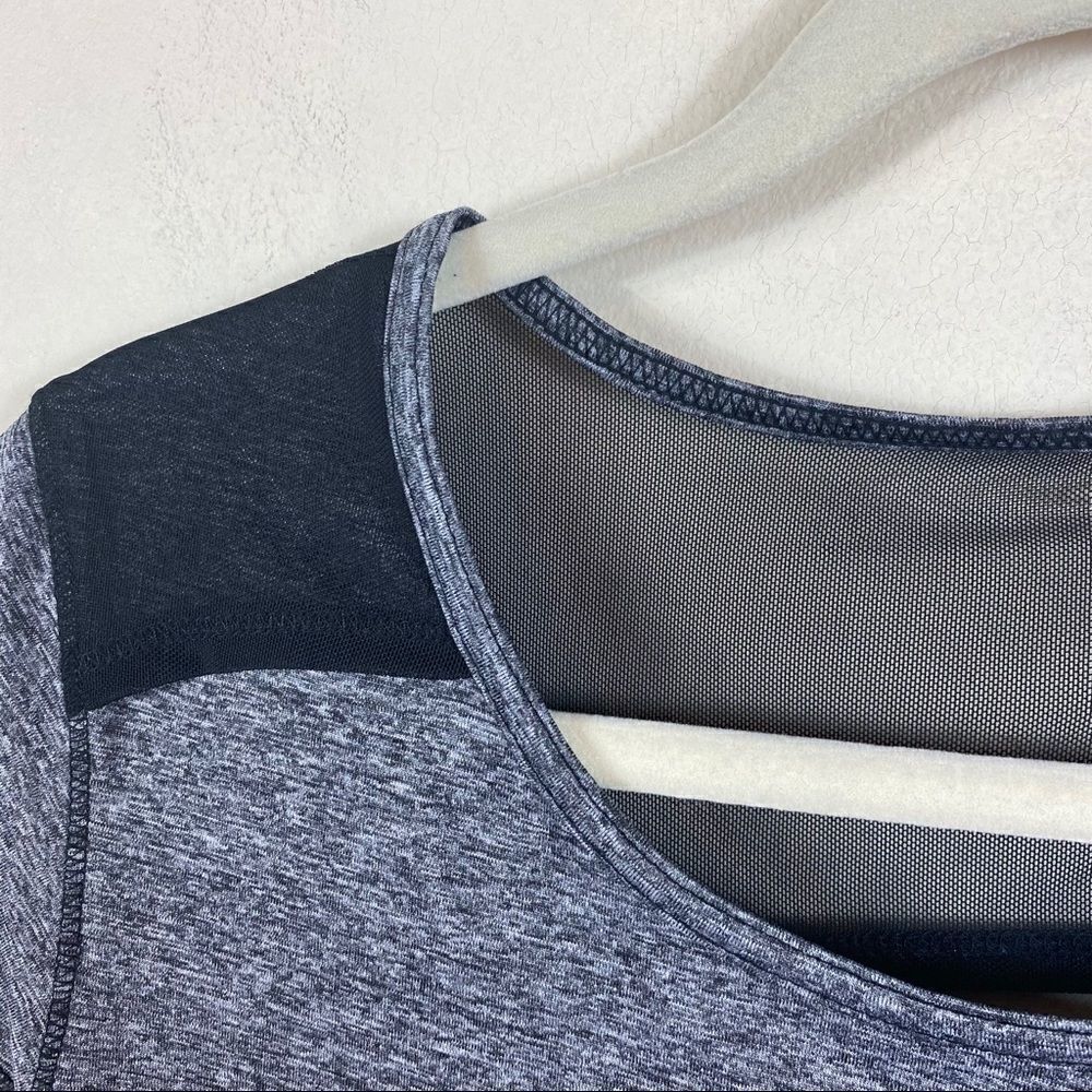 Everlast Mesh Grey Short Sleeve Top - Picture 2 of 3
